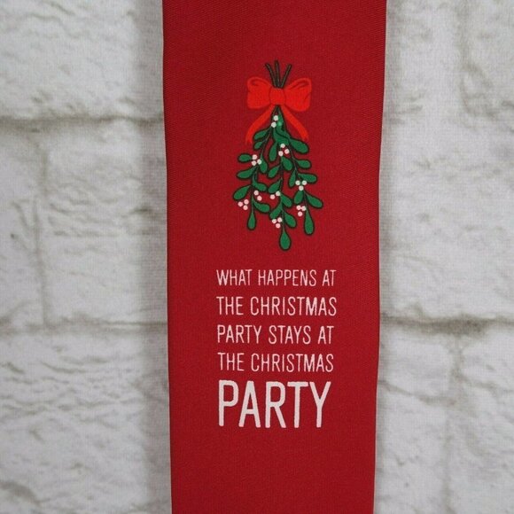 💰3/$25 NWT St. Nicholas Square Men's Neck Tie Holiday Christmas Party  Novelty - Picture 4 of 12